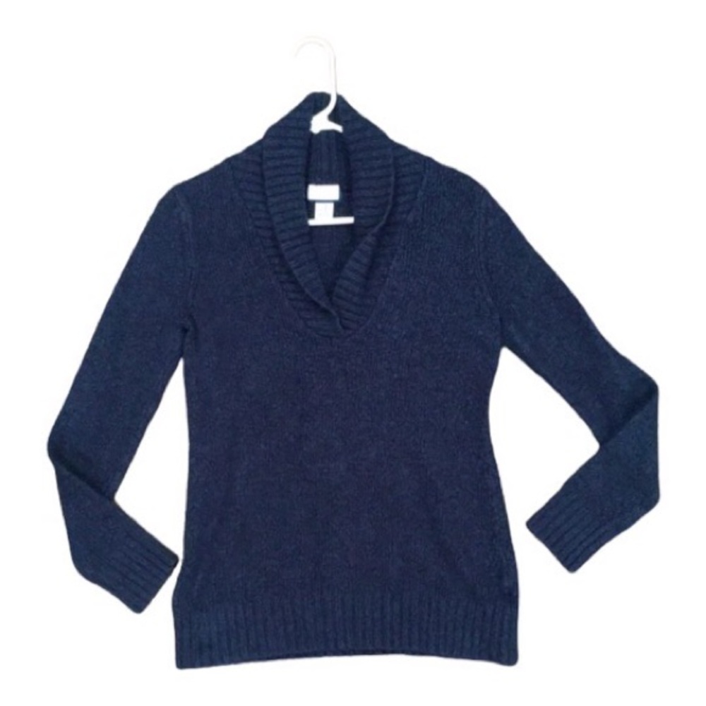 Motherhood maternity size medium long sleeve blue sweater